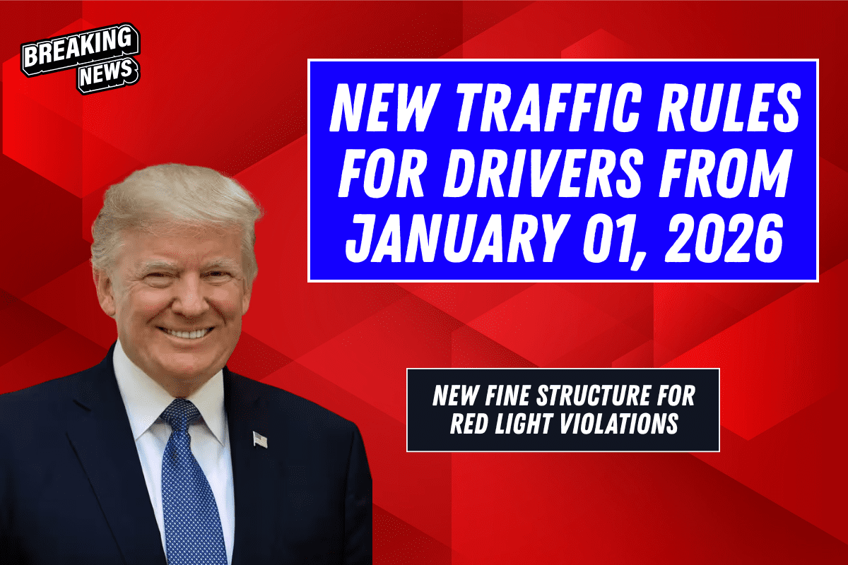 New traffic Rules for Drivers from January 01, 2026 - New fine structure for red light violations